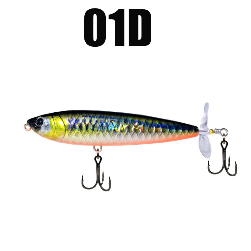14G 11CM Top Fishing Lures Tungsten Ball System Minnow Crank